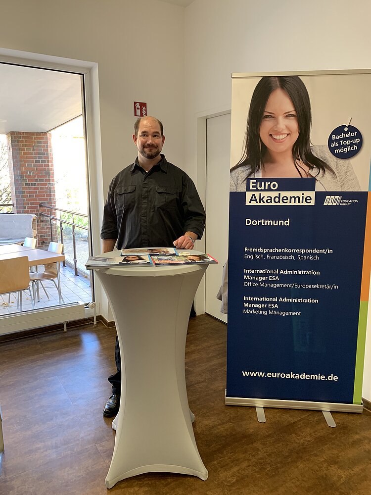 Infostand am Privaten Aufbaugymnasium Iserlohn