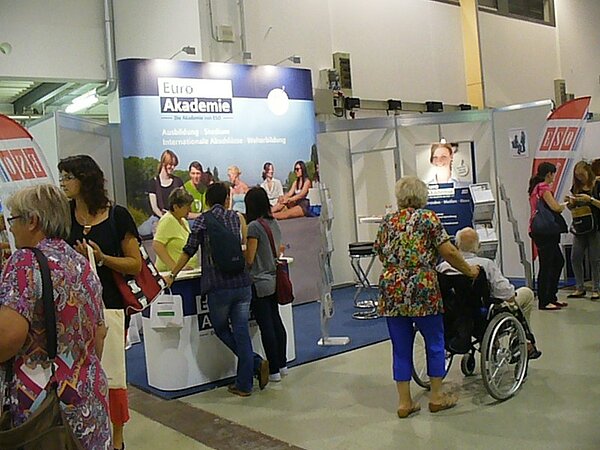 Auf der 1. Pflegemesse in Dresden