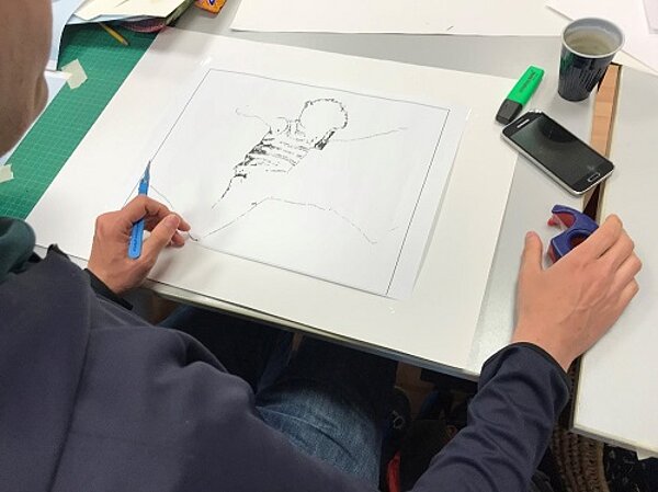 Ästhetik: Stencil in der Schule
