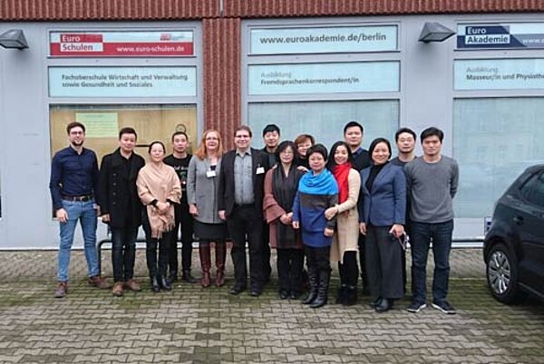 Gäste aus China an der Euro Akademie Berlin
