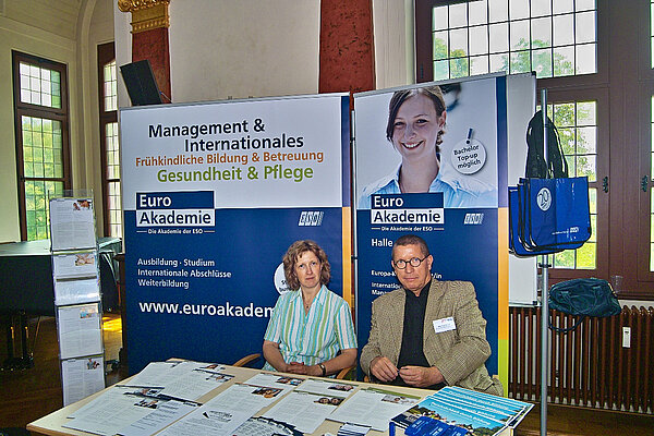 Perspektive 2014 - Euro Akademie Halle auf der Messe für Ausbildung und Studium