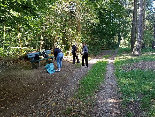 Aktion zum World Cleanup Day