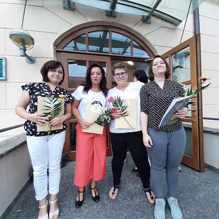 Feierliche Zeugnisübergabe in der Leucorea in Wittenberg