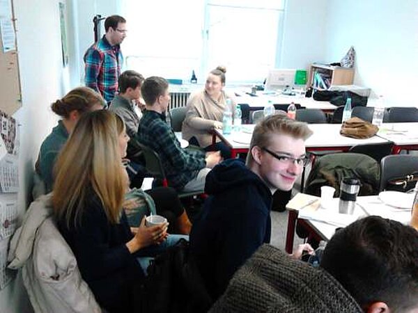 Begrüßung und erstes Kennenlernen zum Semesterstart