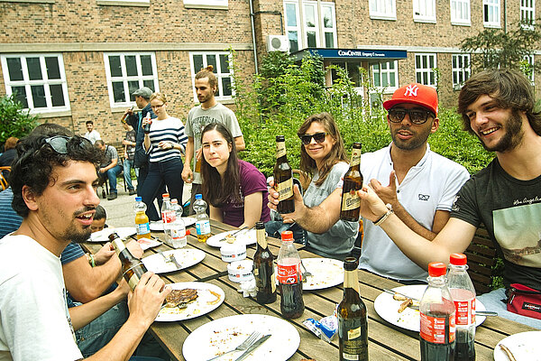 Grillparty mit portugiesischen Ausbildungsbewerbern