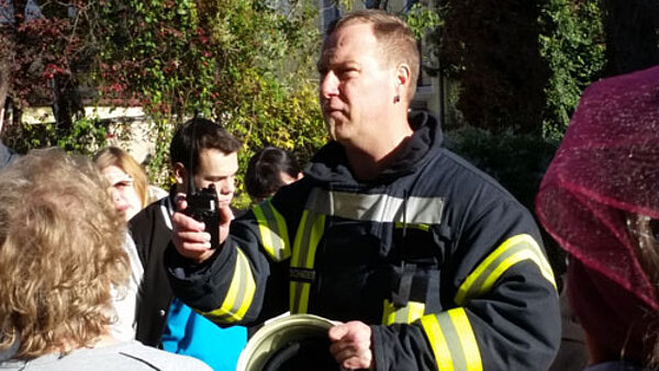 Brandschutzübung an der Euro Akademie