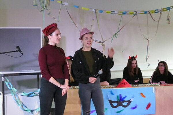 Faschingsfeier an der Fachschule