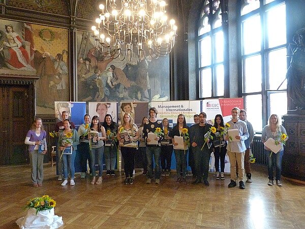 Feierliche Begrüßung der neuen Schüler im Erfurter Rathaus