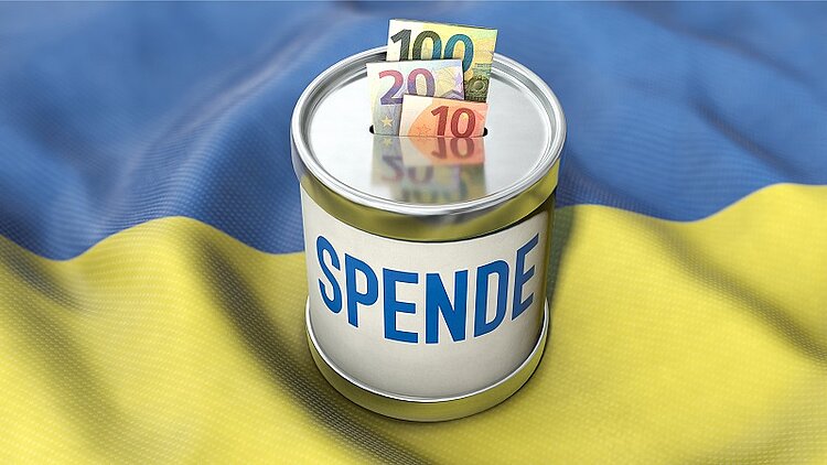 Spenden für Kriegsbetroffene