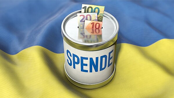 Spenden für Kriegsbetroffene