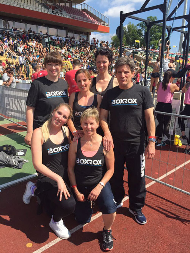 Massagen und Motivation: Physiotherapeuten beim Berliner Throwdown aktiv