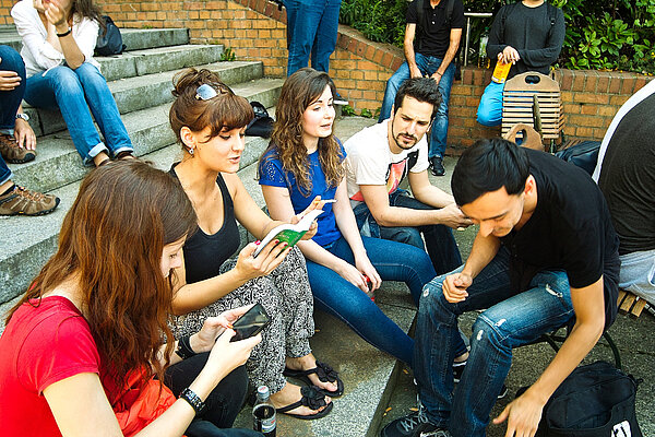Grillparty mit portugiesischen Ausbildungsbewerbern