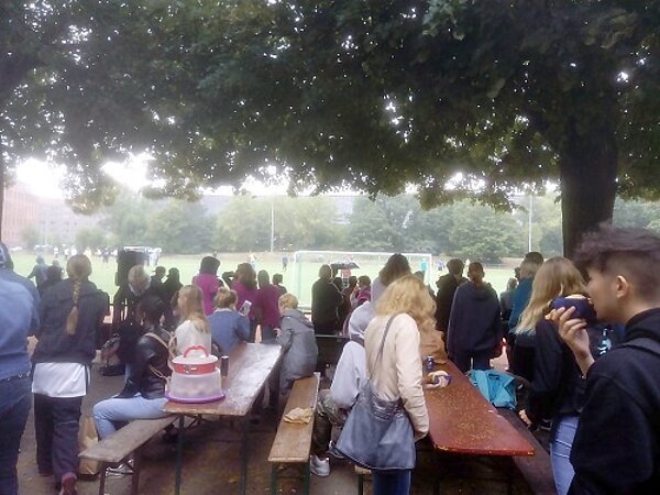 Sommerfest: Viel Spaß auch im Regen