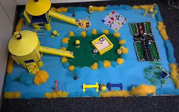 Sozialassistenten entwickelten Spielplatzkonzept