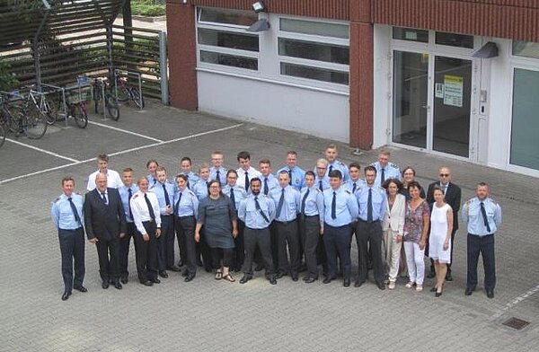 Abschlussfeier mit militärischen Ehren