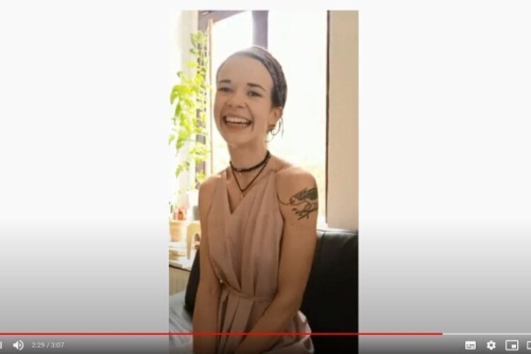 Dankesvideo unserer ehemaligen Schülerin Ronja