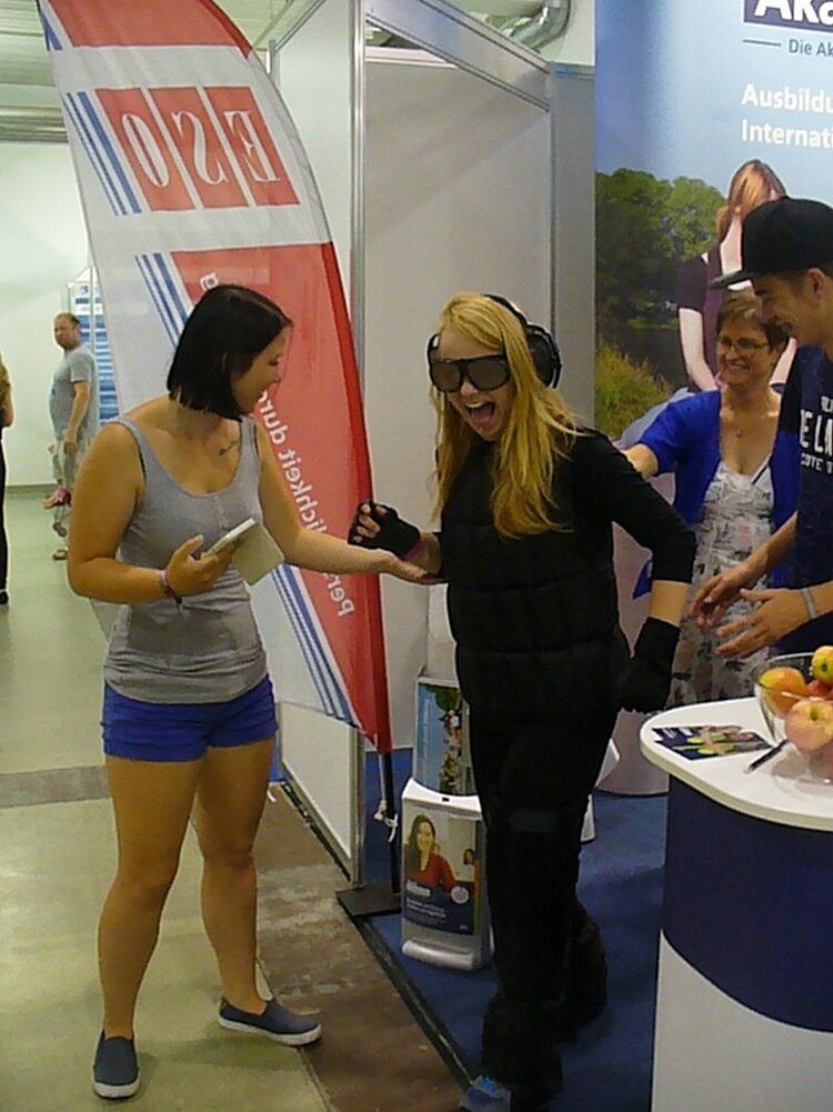 Auf der 1. Pflegemesse in Dresden