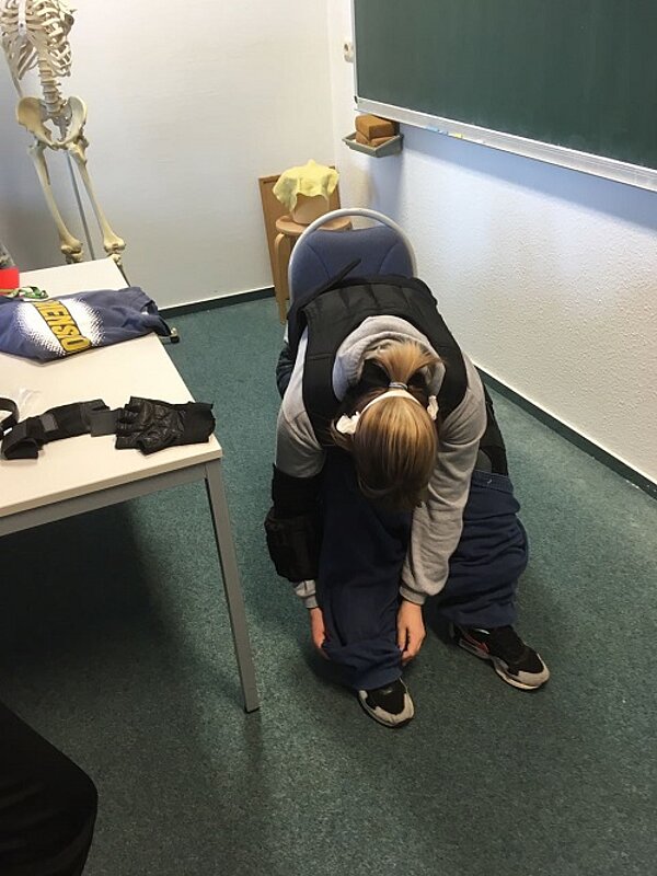 Praxisunterricht der angehenden Altenpfleger