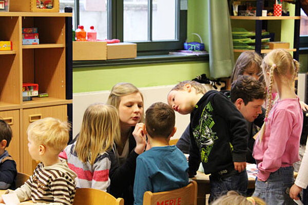 Erzieherschüler gestalteten Vormittag in der Trilingualen Kita
