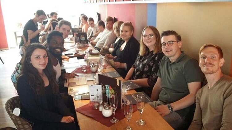 Gemeinsamer Abschlussbrunch der Kaufleute für Dialogmarketing und Kaufleute im Gesundheitswesen