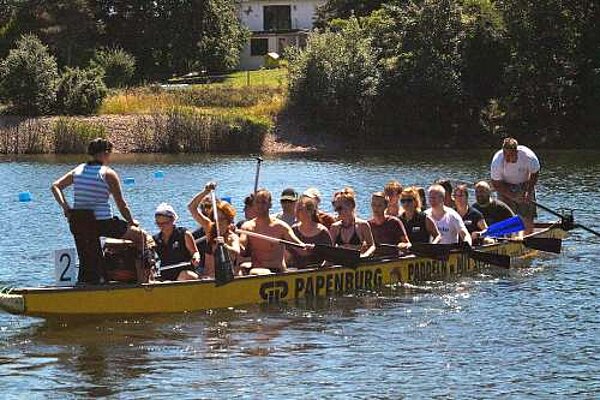 3. Platz beim Drachenbootrennen