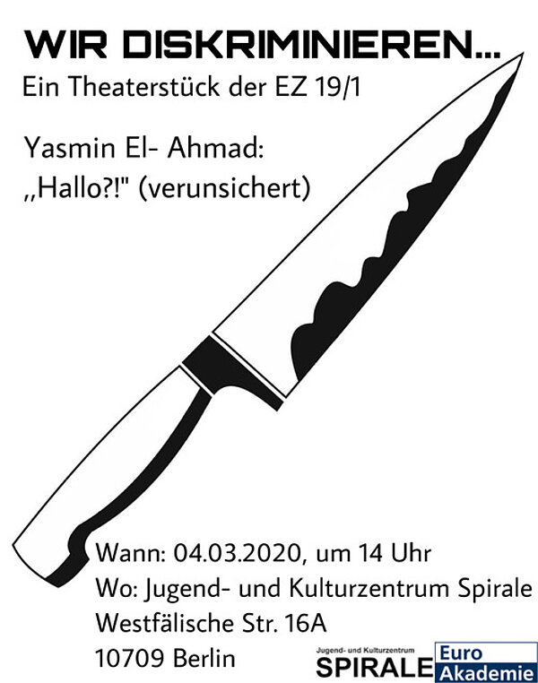 Theaterprojekt „WIR DISKRIMINIEREN…“
