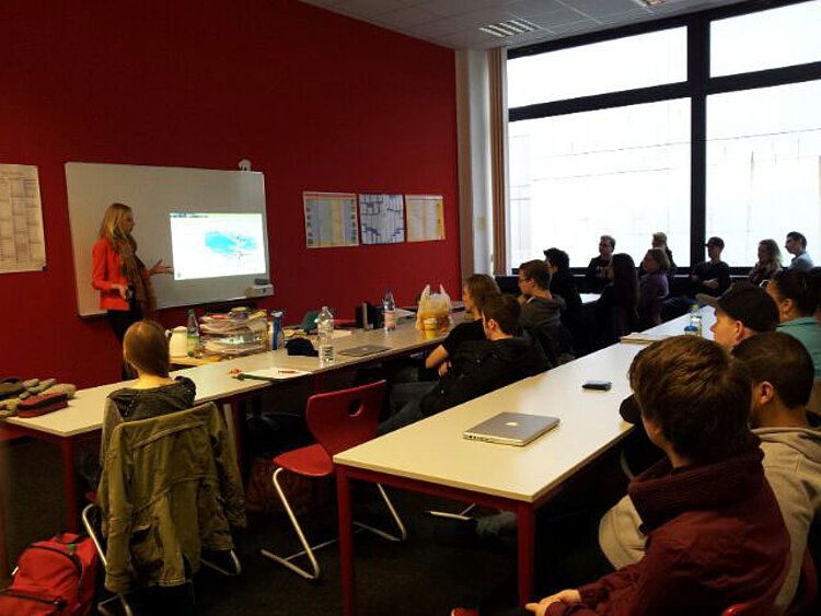 Besuch der Referentin der Cardiff Metropolitan University