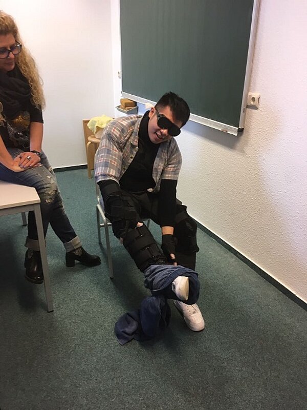 Praxisunterricht der angehenden Altenpfleger