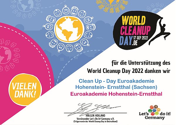 World Cleanup Day – Wir waren dabei