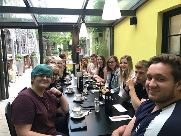 Exkursion in das Café SAMOCCA