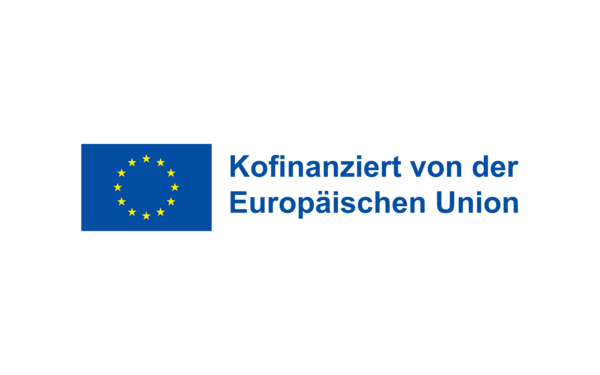 Logo "Kofinanziert von der Europäischen Union" mit der EU-Flagge