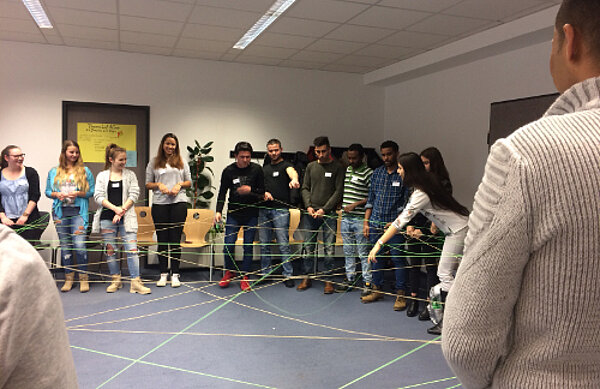 Berufsintegrationsklasse auf Exkursion