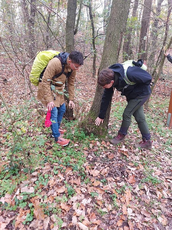 Mit geschlossenen Schuhen: erlebnispädagogische Wanderung im Elbtal