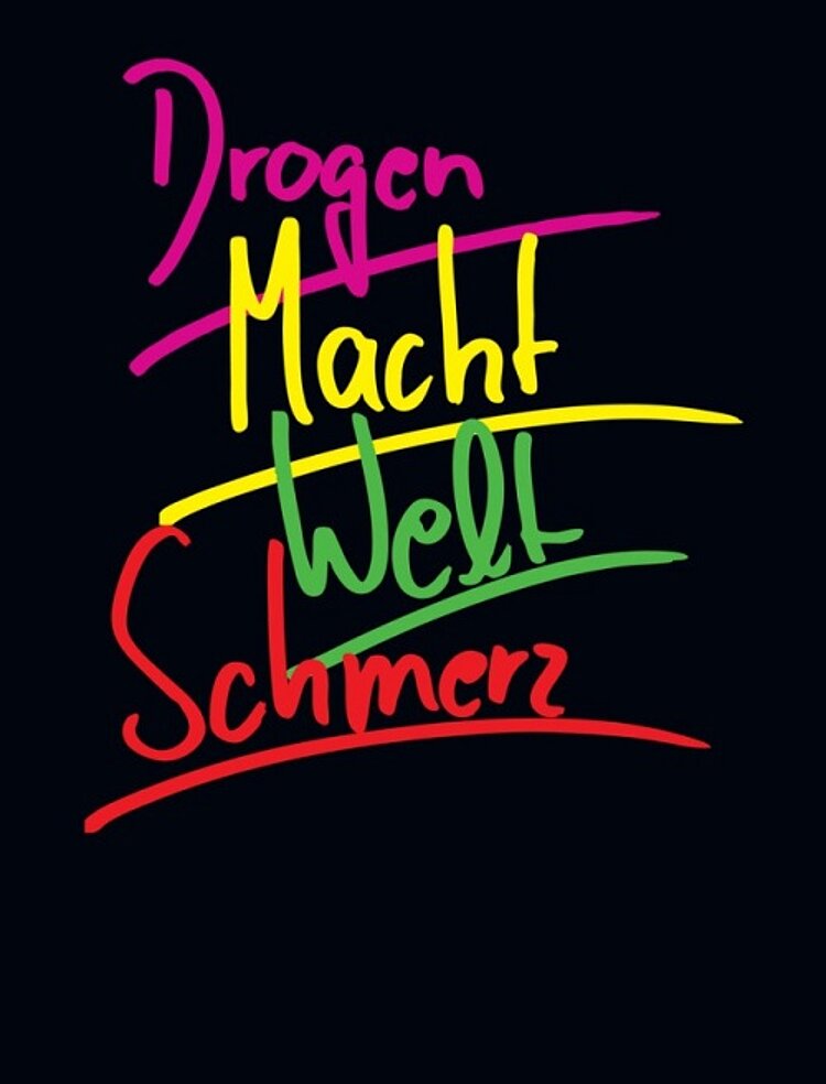Drogen Macht Welt Schmerz - eine entwicklungspolitische Infokampagne