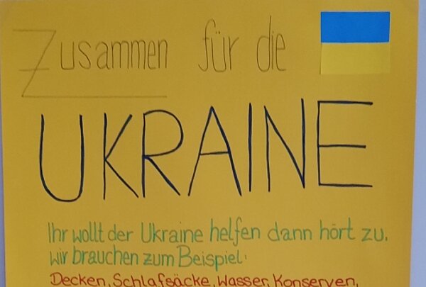 Spendenaufruf: Wir sammeln für Geflüchtete