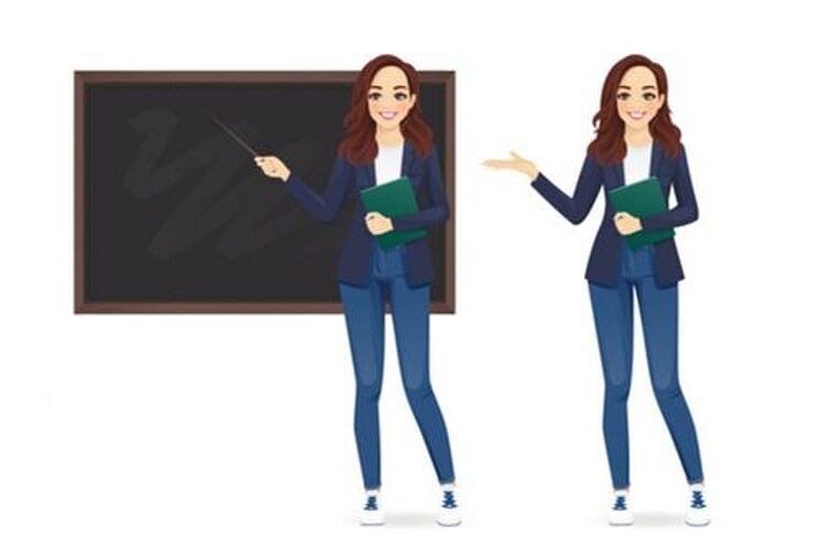 Hinter der Tür des Lehrerzimmers
