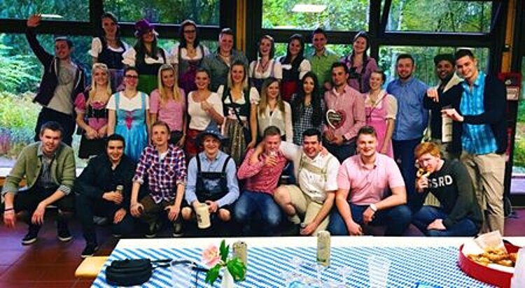 Studierende organisierten Oktoberfest